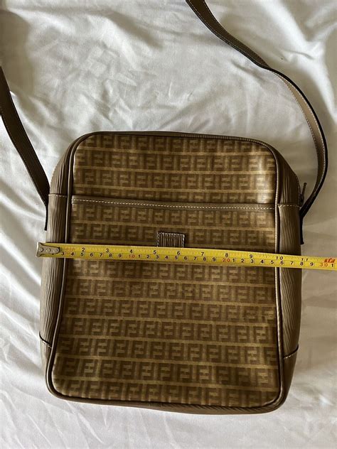 italian messenger bag fendi|authentic vintage fendi crossbody bag.